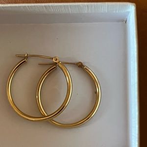 10k stamped gold earrings